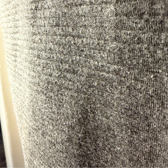 90 Degree by Reflex Gray Textured Funnel Neck Full-Zip Hoodie Thumbholes Size M - Picture 13 of 16